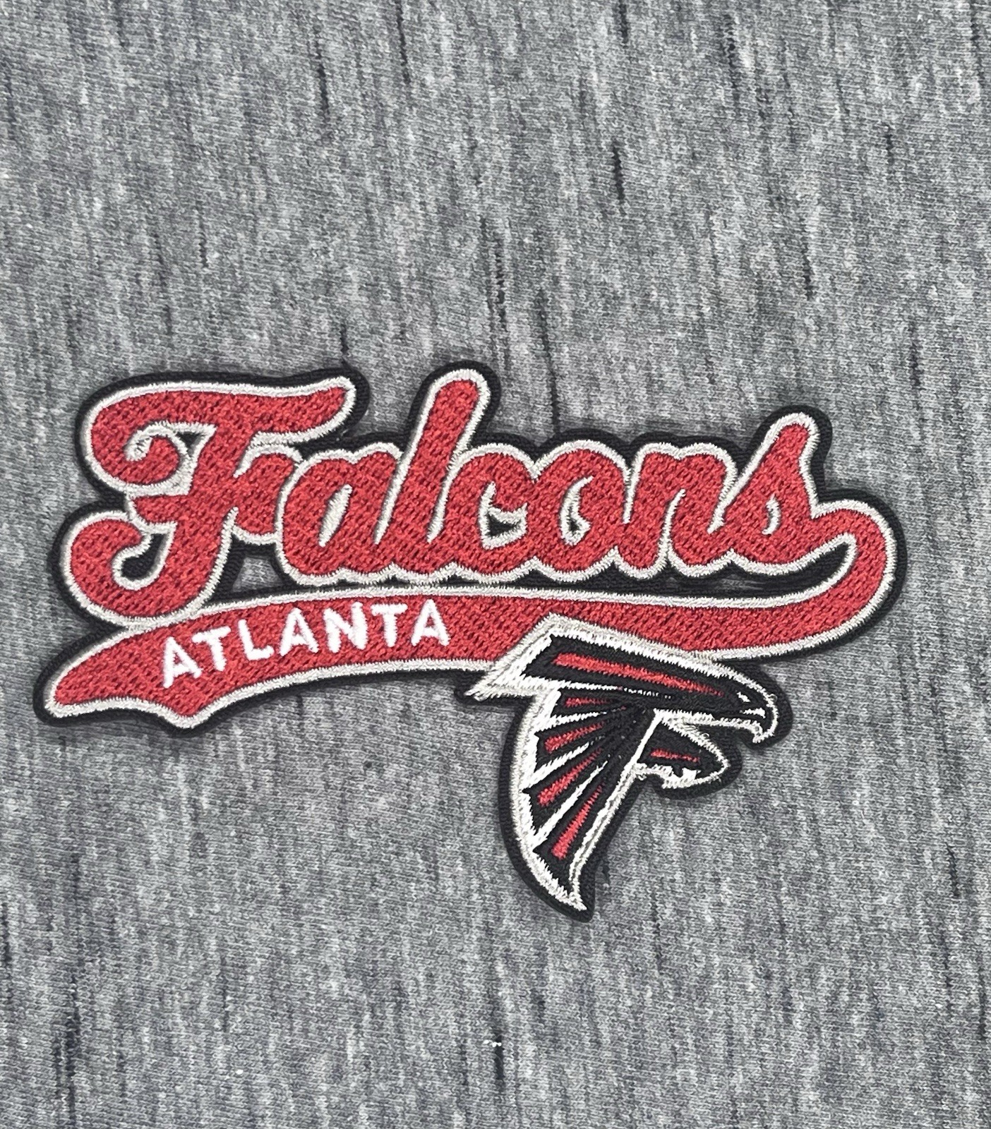 ATLANTA FALCONS EMBROIDERED IRON ON PATCH 2.50” X 4.00” FREE SHIPPING