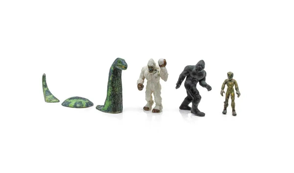 Woodland Scenics N Find Me Figures Scenic Accents Monster Figures pkg(4) A2872