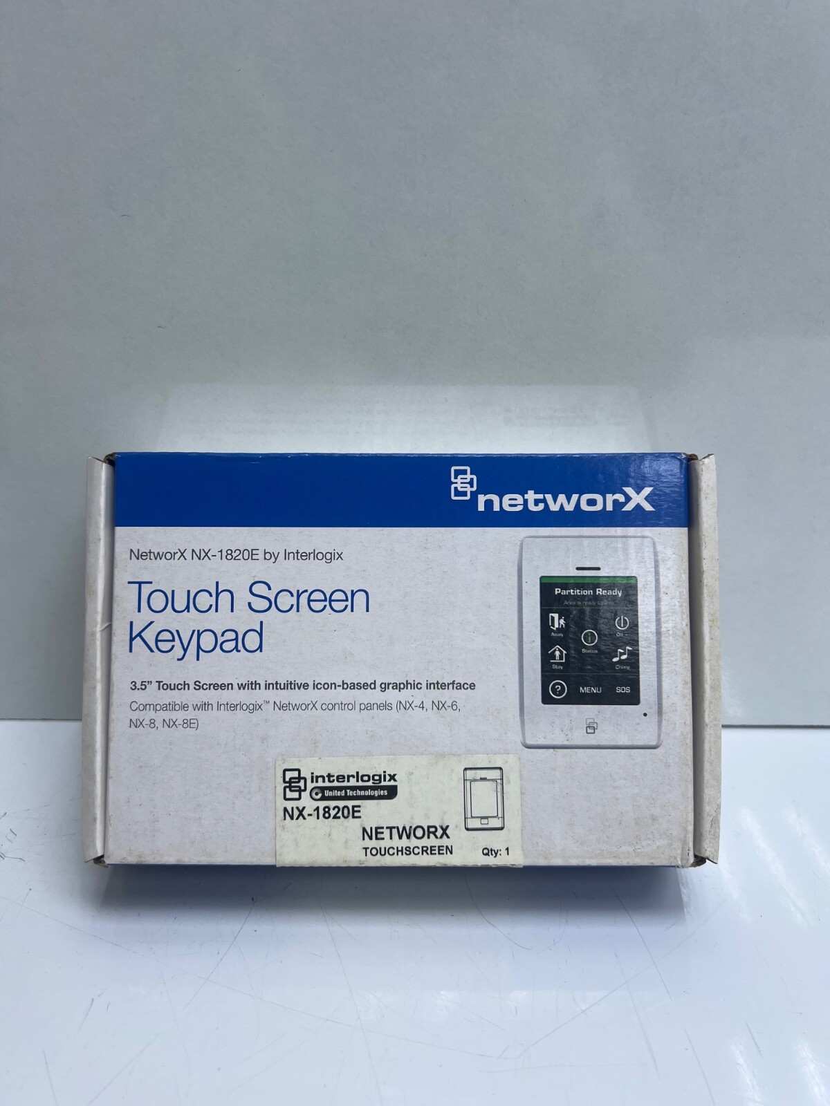 UTC Interlogix GE NetworX NX-1820E 3.5" TouchScreen Keypad