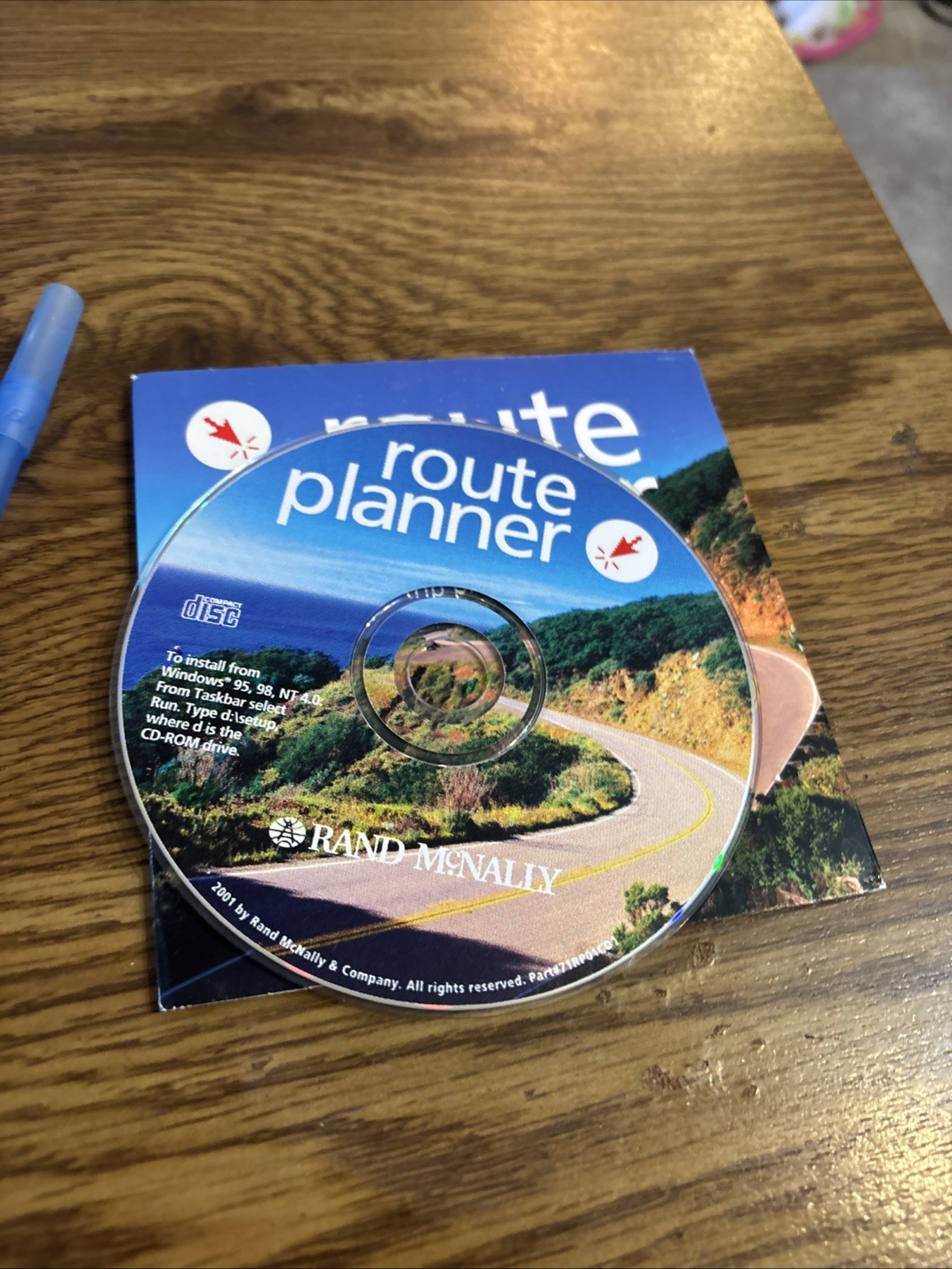 Rand McNally Route Planner Trip Planner Windows CD Rom Software