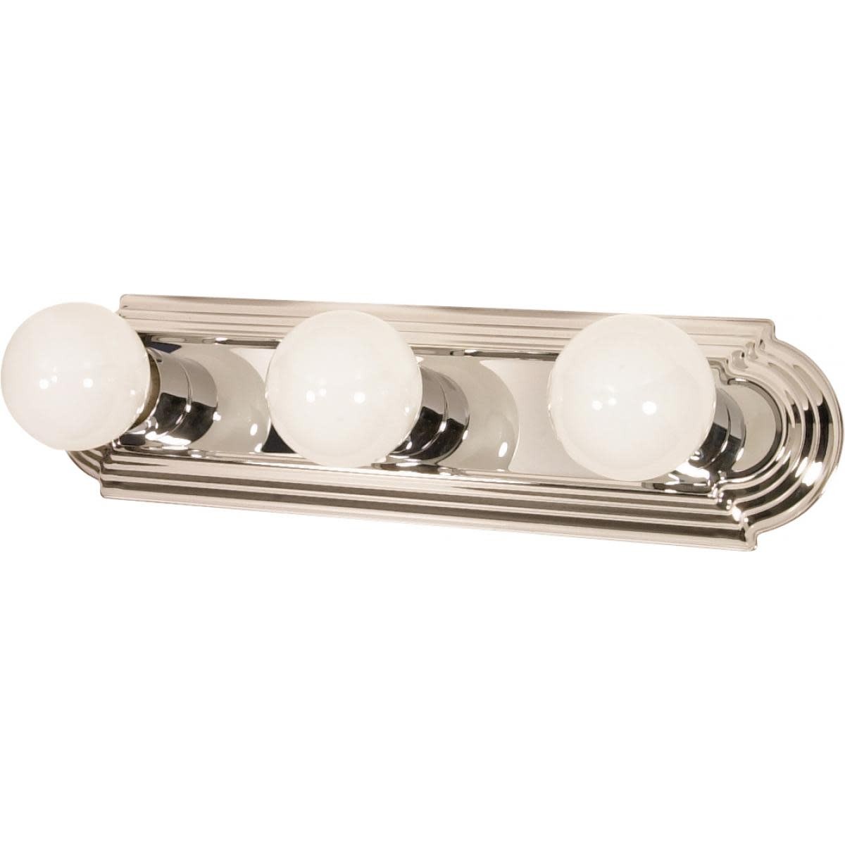 Nuvo Lighting 60/296 Chrome 3-Light 18"W Vanity Strip - Ada Compliant