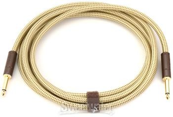 Fender Deluxe Series Tweed Instrument Cable - Straight to Straight - 10 foot