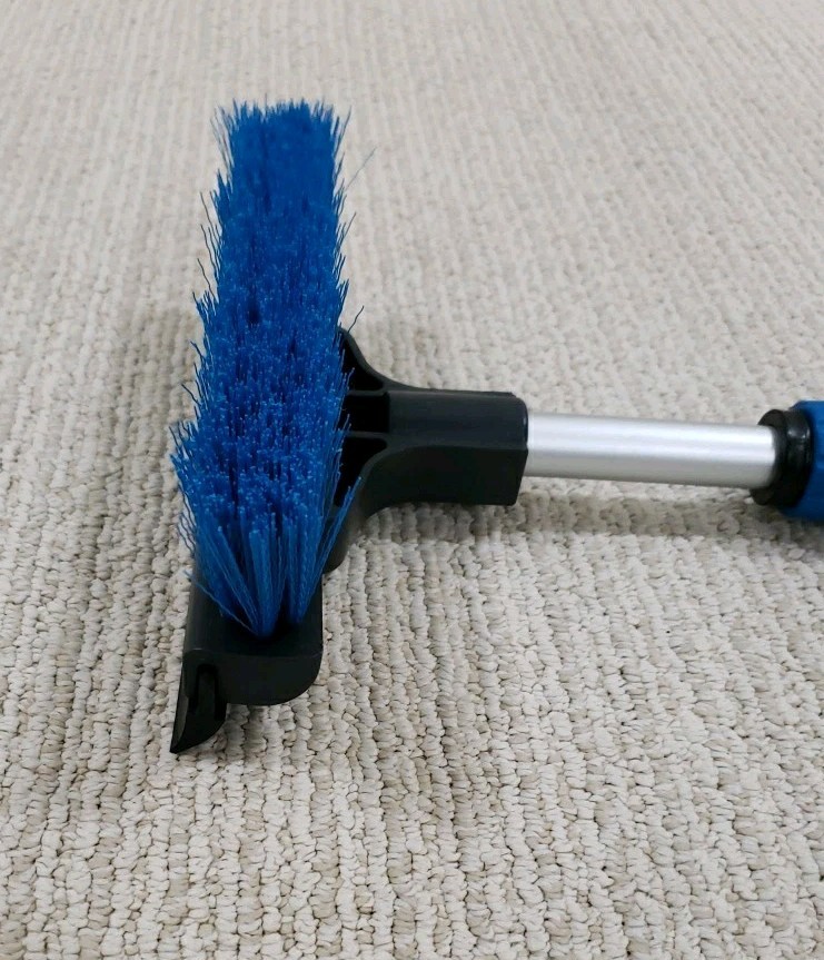 Telescoping Snow Brush And Scraper, 48", New W Tags And Locking Handle, 8" Head