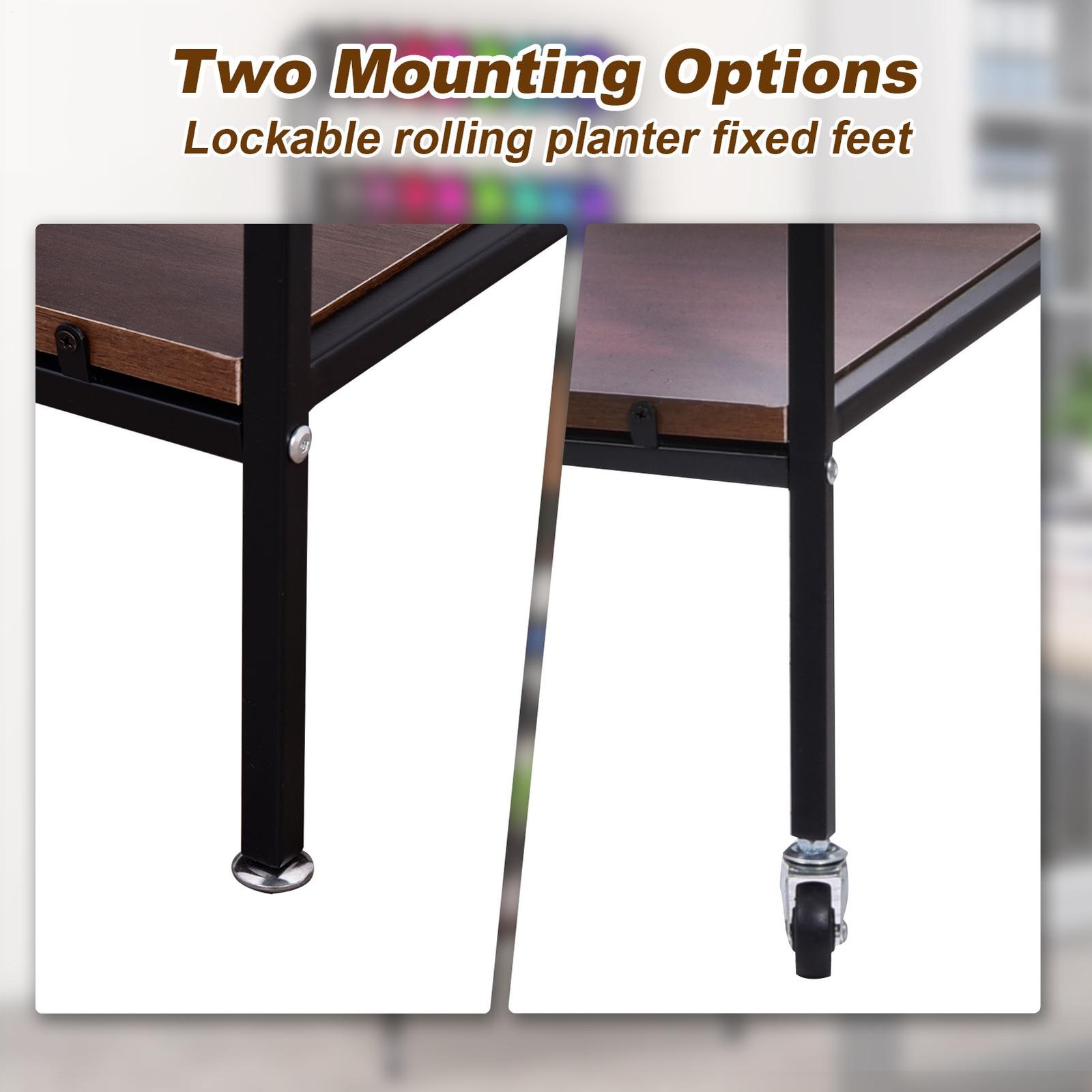 3D Printer Filament Storage Rack 4-Tier 3D Printer Stand with Storage