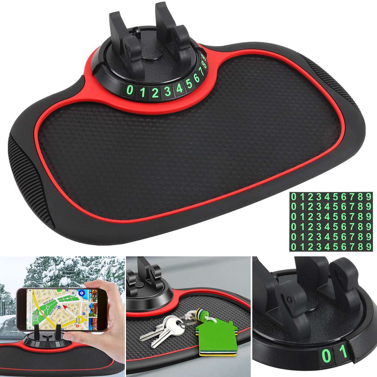 Universal Non-Slip Phone Pad For Car Multifunctional Mat Dashboard Phone Holder