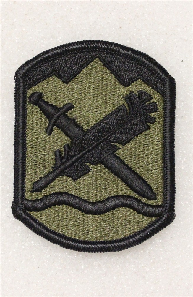 Army Patch: 365th Civil Affairs Brigade - subdued, merrowed edge