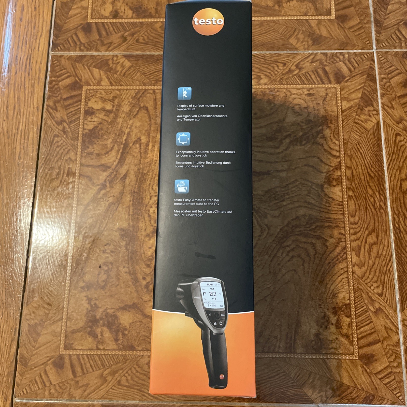 Testo 835-H1 Infrared thermometer Moisture Meter