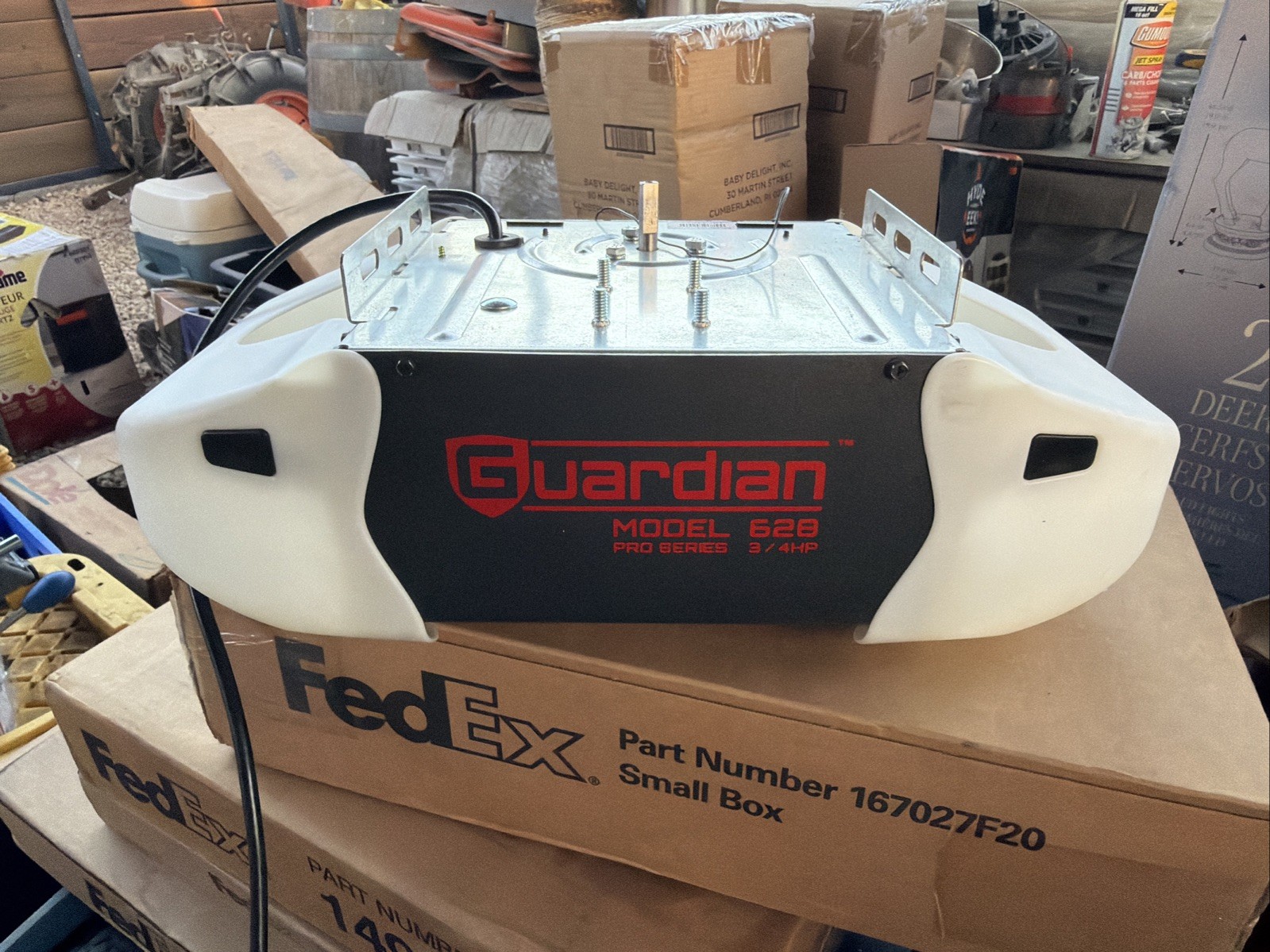 Guardian 628CC 3/4 HPe Quiet DC Motor Belt/Chain Drive Garage Opener HEAD ONLY