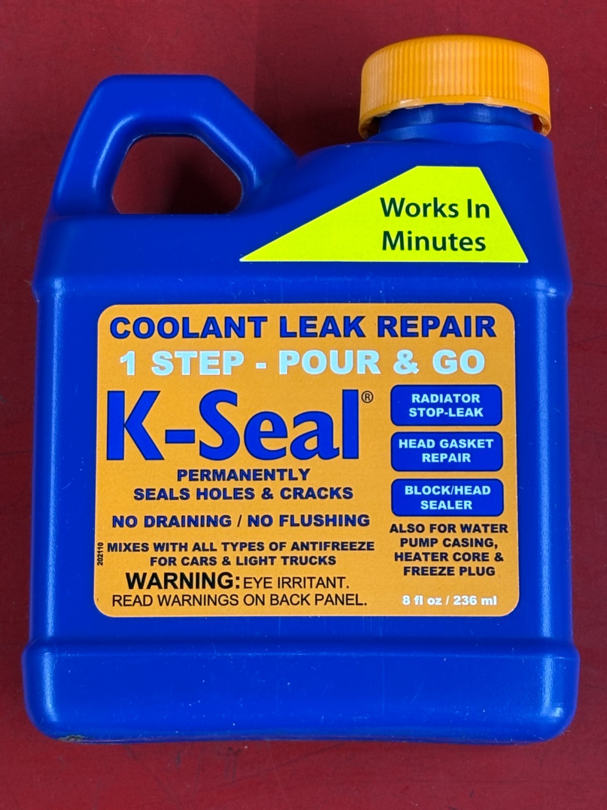 K-SEAL ST5501 MULTI-PURPOSE ONE STEP PERMANENT COOLANT LEAK REPAIR 8oz POUR & GO