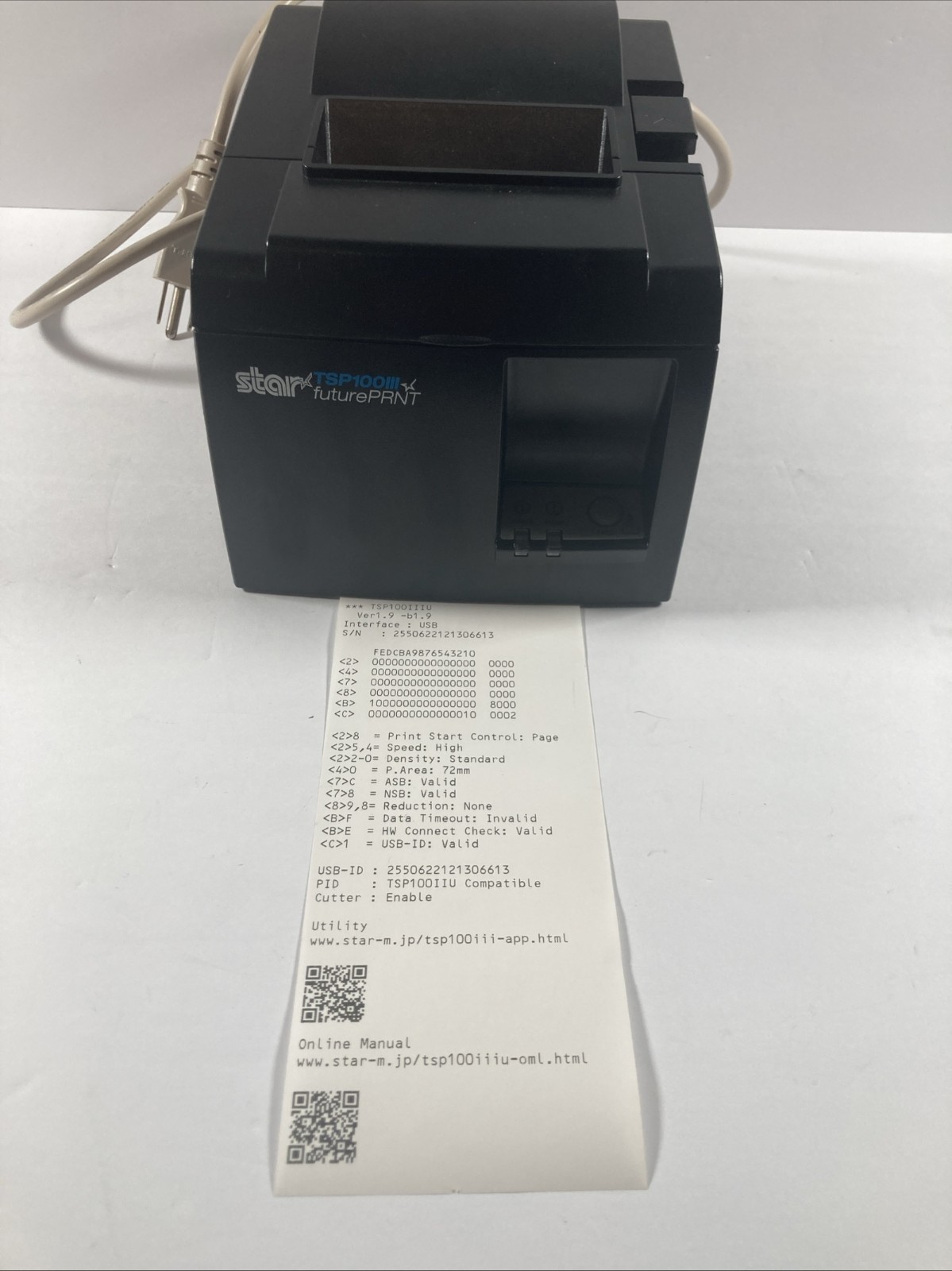 Star Micronics FuturePRNT TSP100III Thermal Receipt Printer (Model: TSP143IIIU)