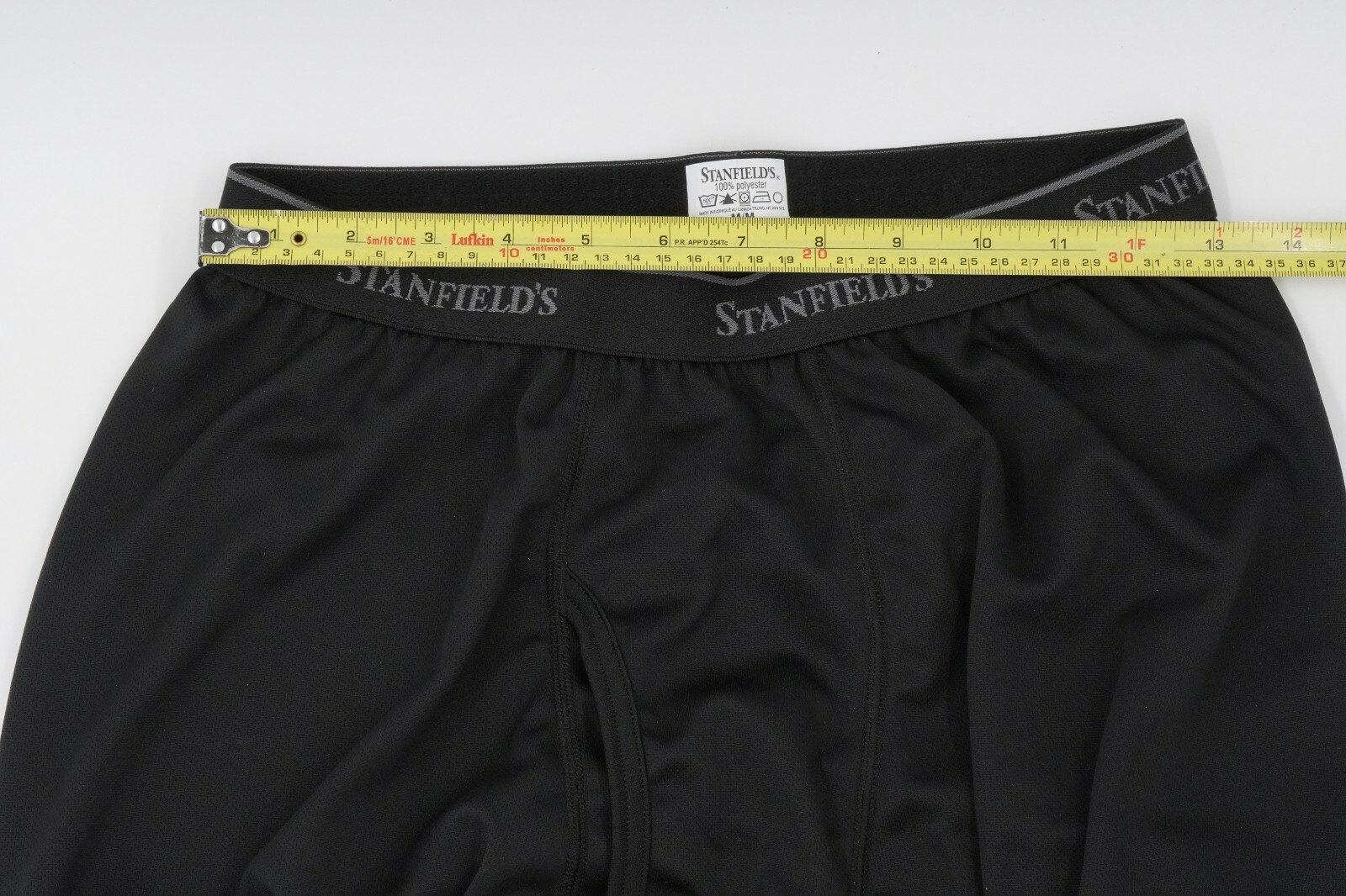 Stanfield's Mens Performance Base Layer Bottoms Size M Black