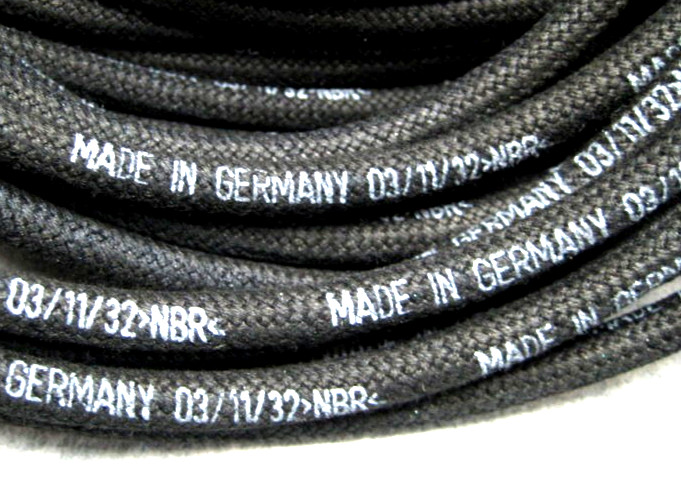 3.5mm Diesel / Fuel Injector Return Line Braided Hose Germany 2 Feet Length
