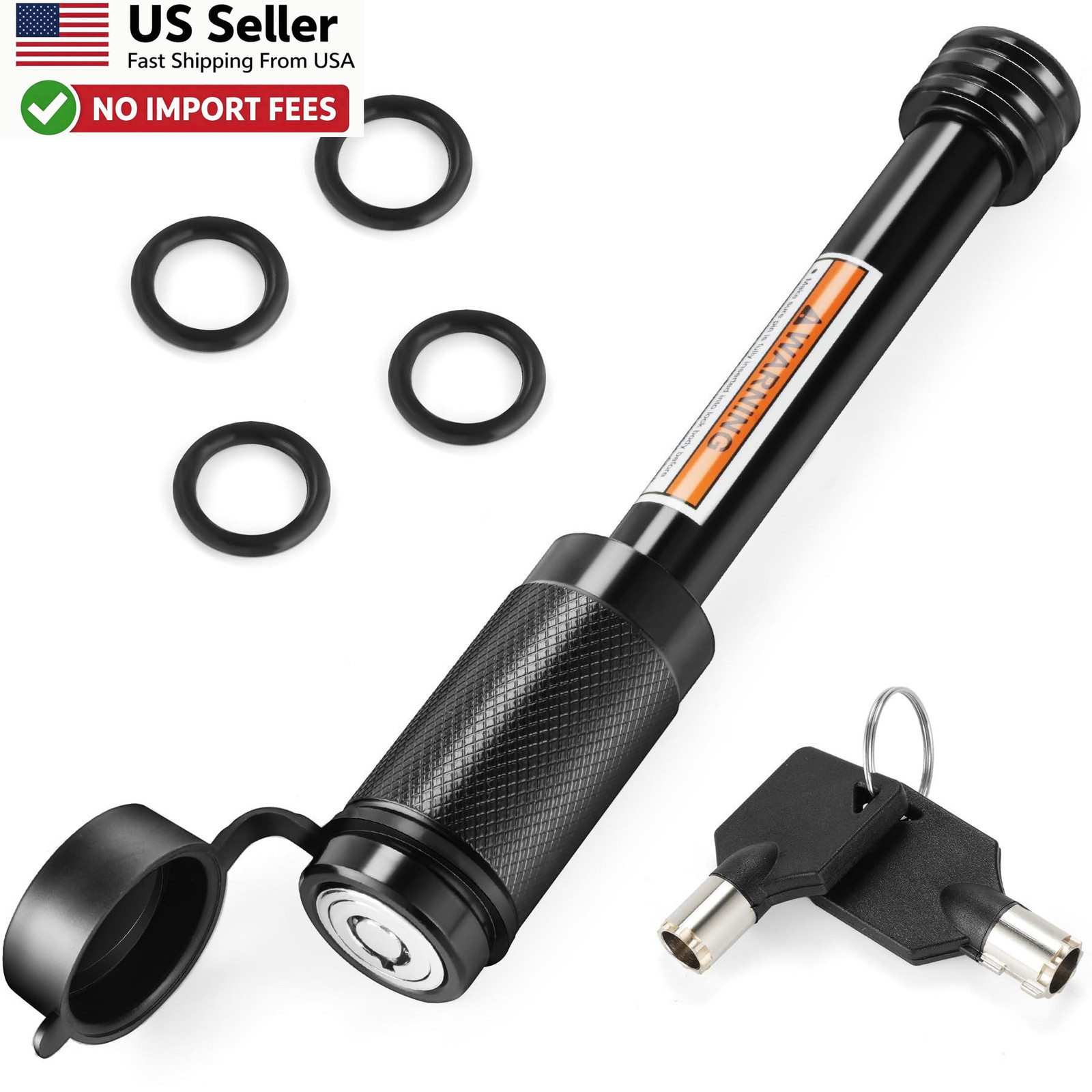 JUSTTOP Trailer Hitch Pin Lock 5/8 Inch for 2 and 2-1/2 Receiver Class FROM USA