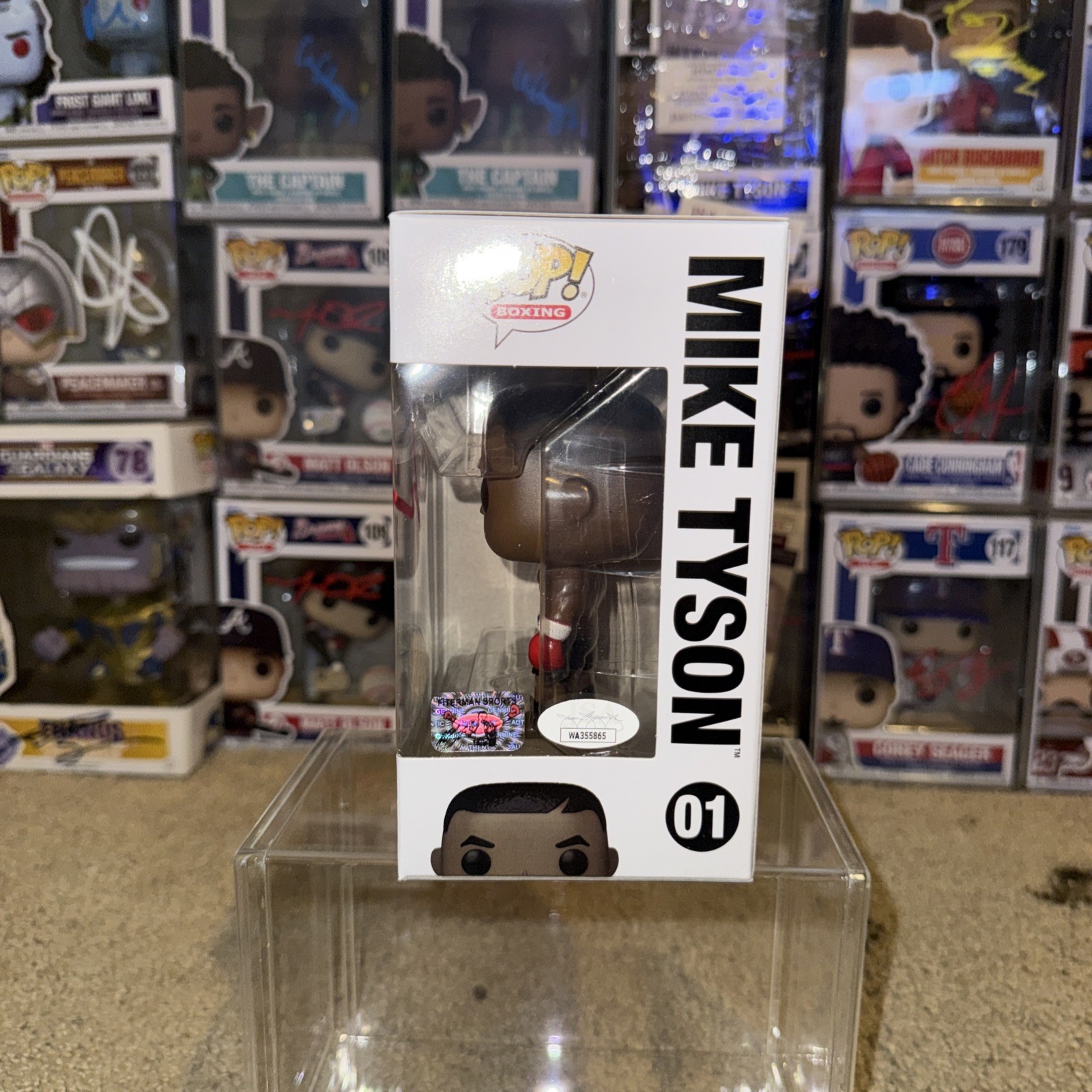 Mike Tyson Signed Funko Pop Autographed JSA COA