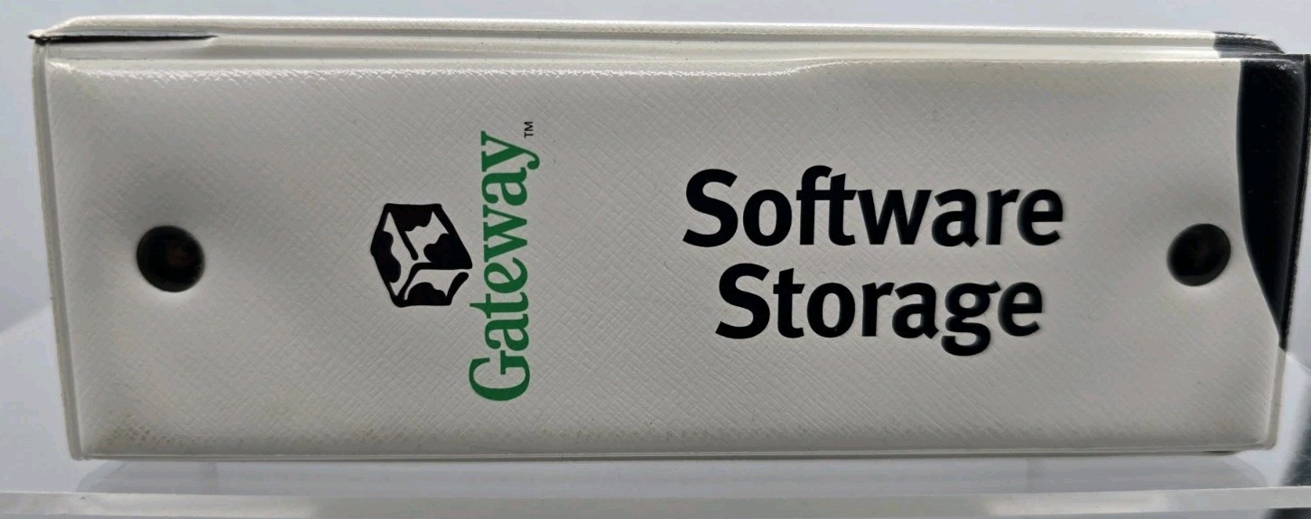 Gateway Software Storage Binder CD Holder, Original Vintage, Binder Only