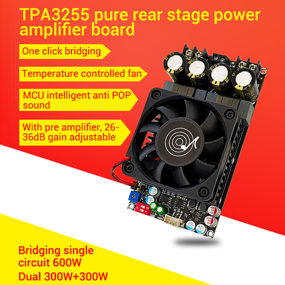 ZK-3002 Digital Amplifier Board High Power TPA3255 Stereo Dual 300WX2 /Mono 600W