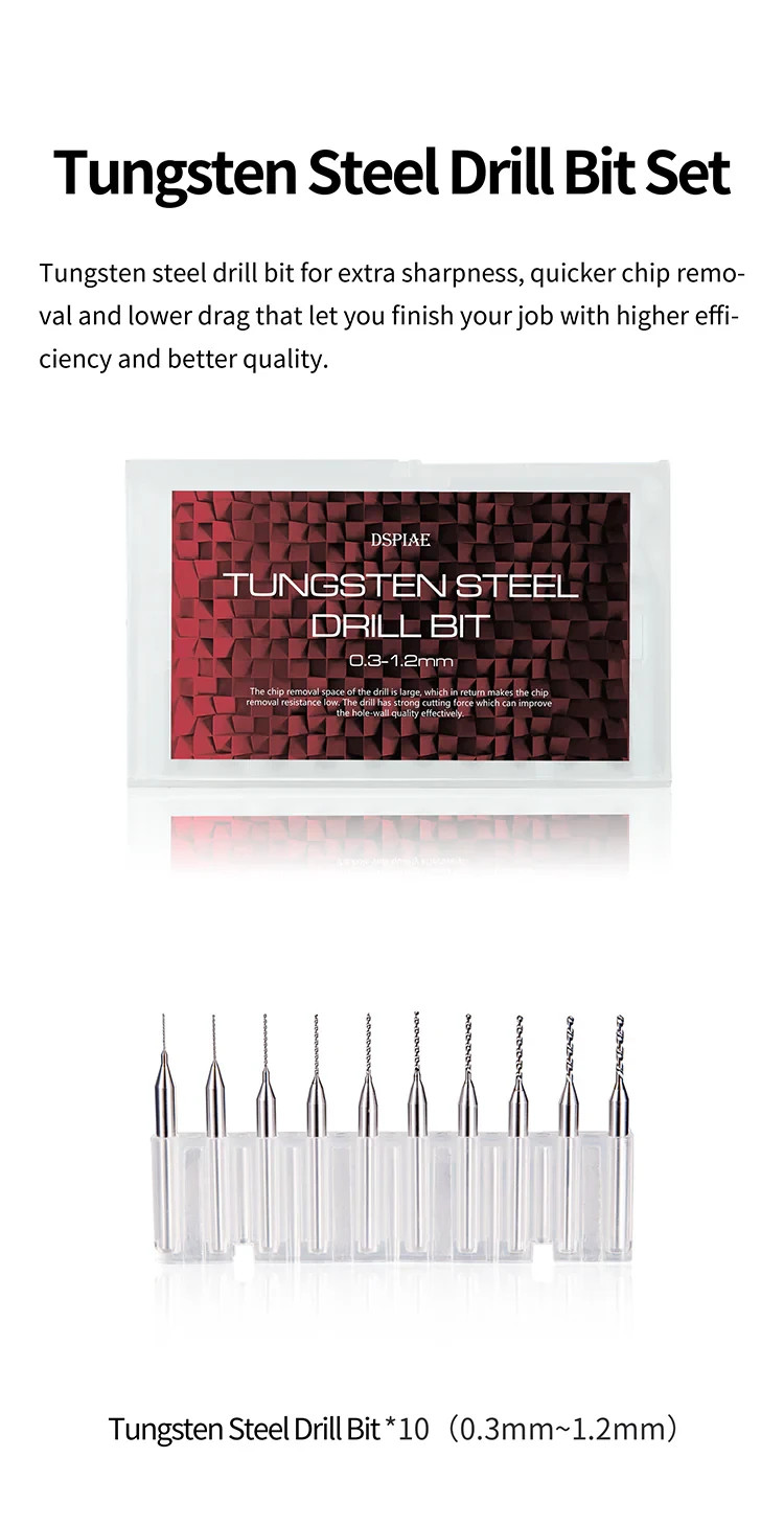 DSPIAE DSP-AT-VHDS General Purpose Chuck Hand Drill Set