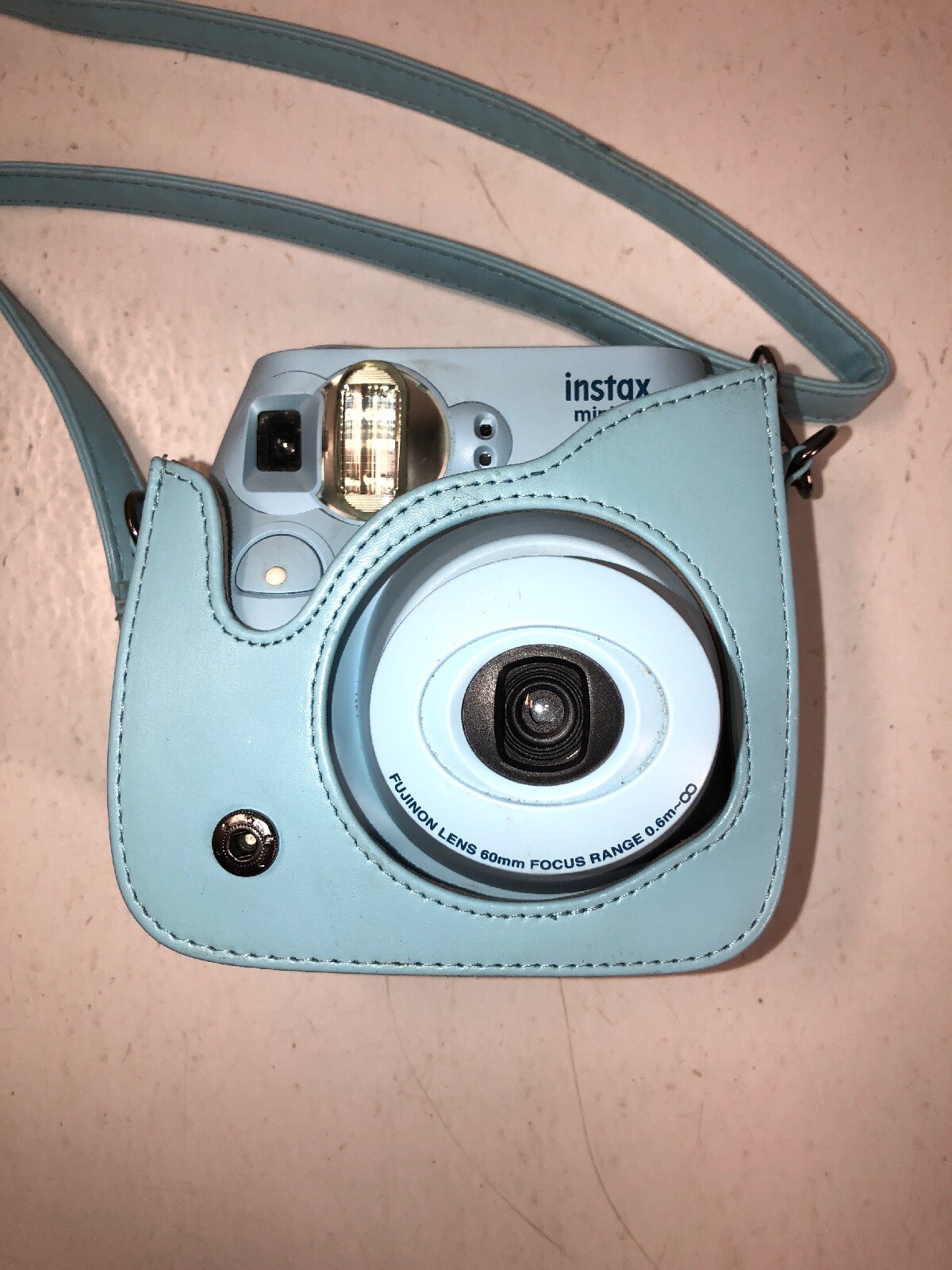 Fujifilm Instax Mini 7S Blue Instant Camera & Camera Bag See Description