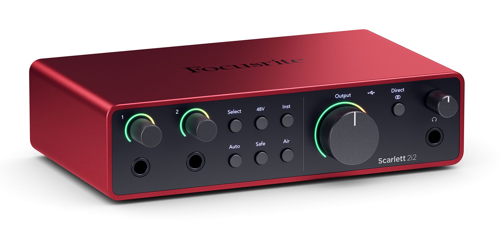 Focusrite Scarlett 2i2 4th Gen Studio Recording USB Audio Interface+Backpack