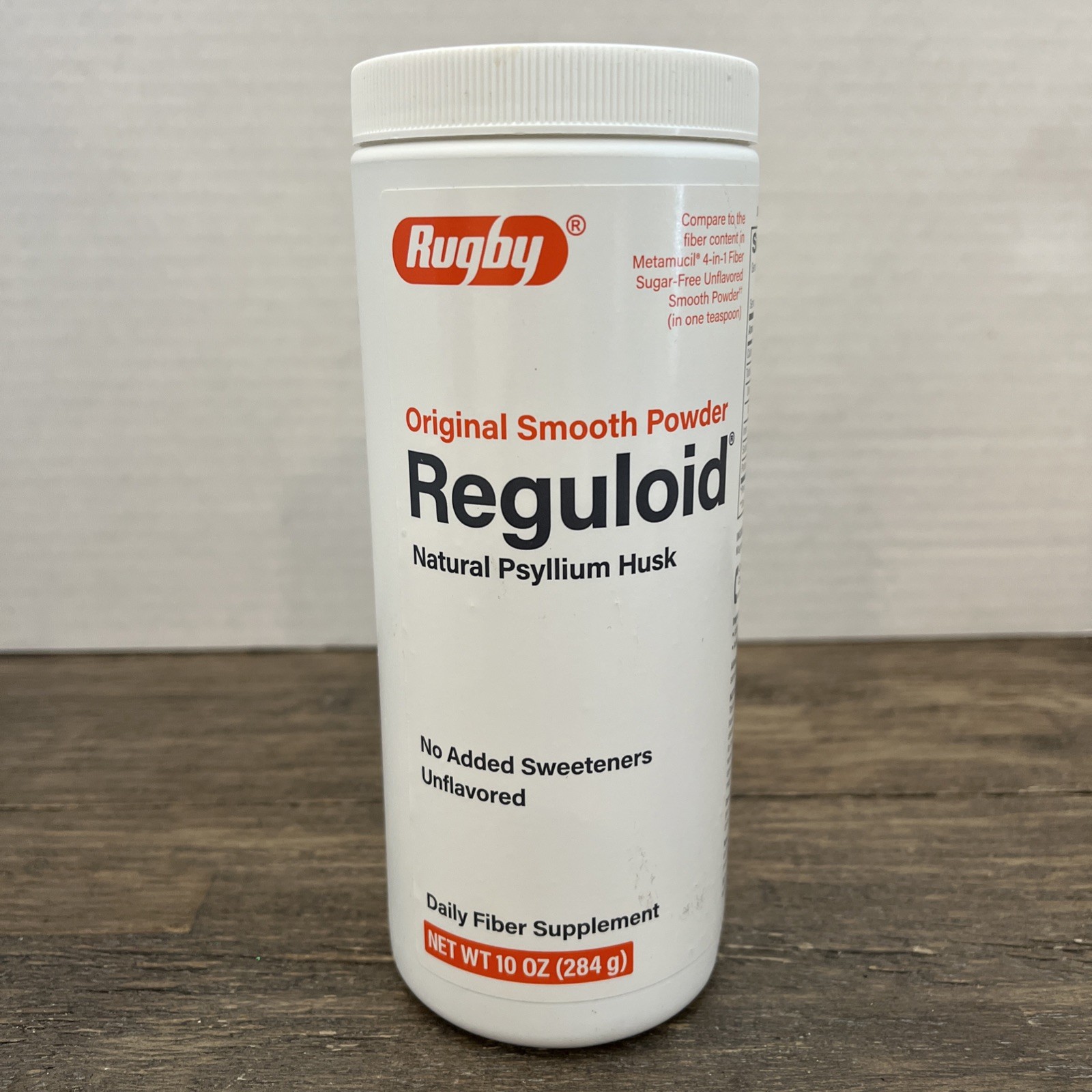 1 NEW Rugby Reguloid Original Smooth Powder Natural Psyllium Husk 10oz EXP 8/26