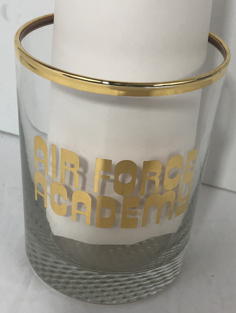 U.S. Air Force Academy CADET CHAPEL  Glass w Gold Trim USAF