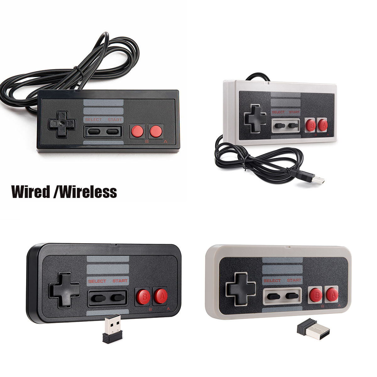USB SNES Gamepad NES N64 NGC Controller for PC Mac Raspberry Pi Wired/ Wireles