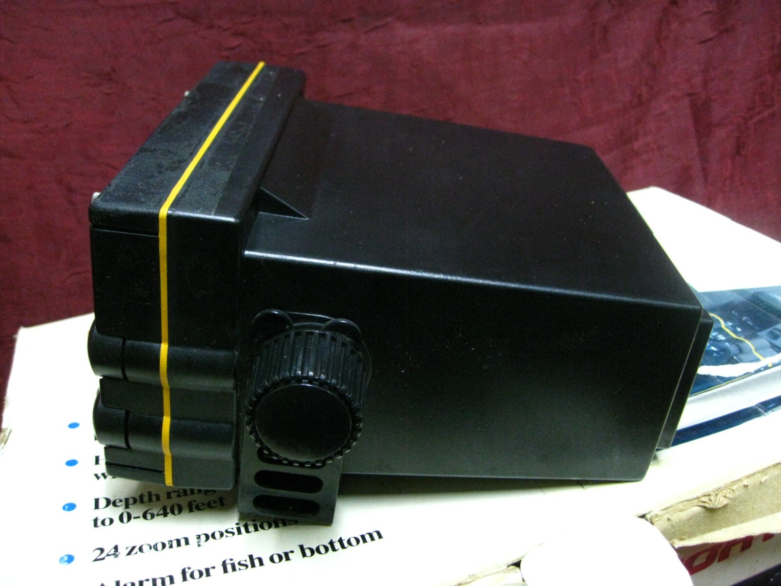 vintage Interphase Sportsman Mini Video Fish depth Finder Tested