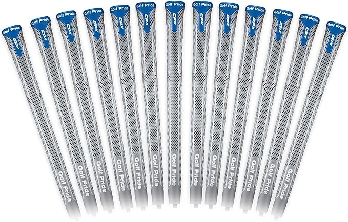NEW CPX Golf Grips - Midsize - 13 Grip Set - Gray/Blue - Quick U.S. Shipping