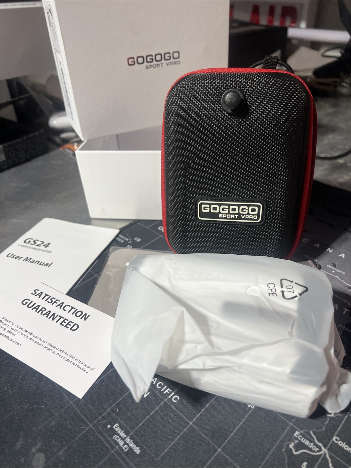 Gogogo Sport Vpro GS24 Laser Golf Rangefinder WITH SLOPE - White