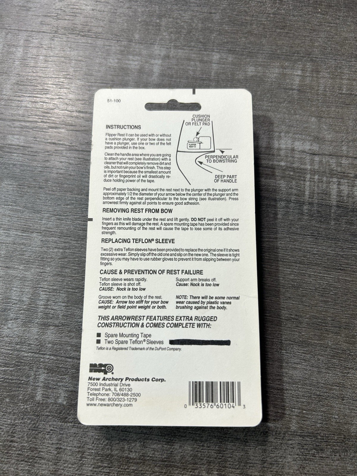 Nap Standard Flipper Rest Arrow Rest Rh