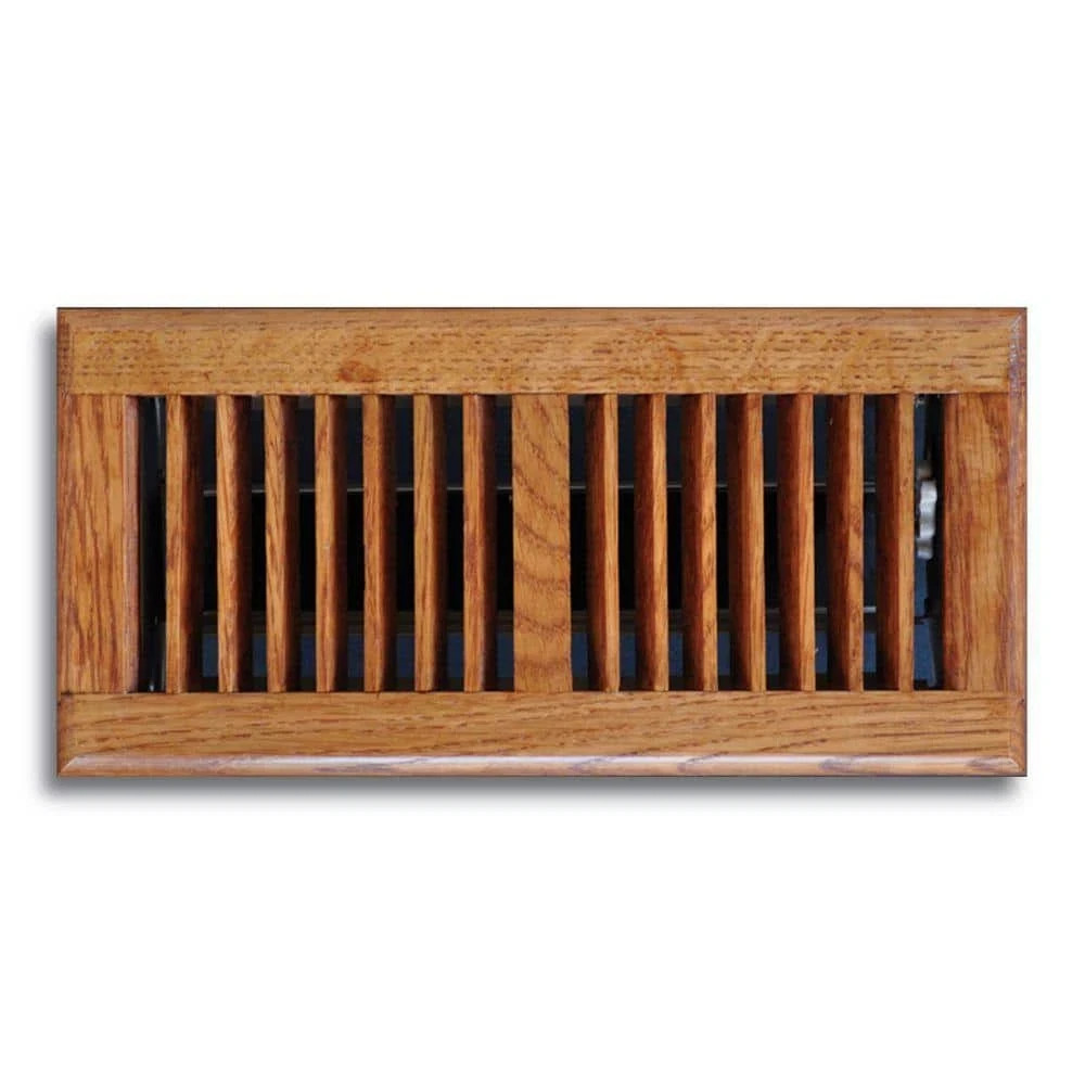 Floor Diffuser 4 X 12 Oak Register Vent Grate Cover, AC HVAC