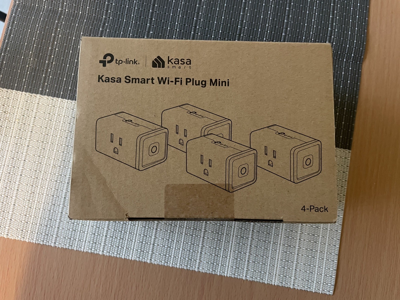 Kasa Smart Wi-Fi Mini Plug 4 Pack Model No. HS103P4 New