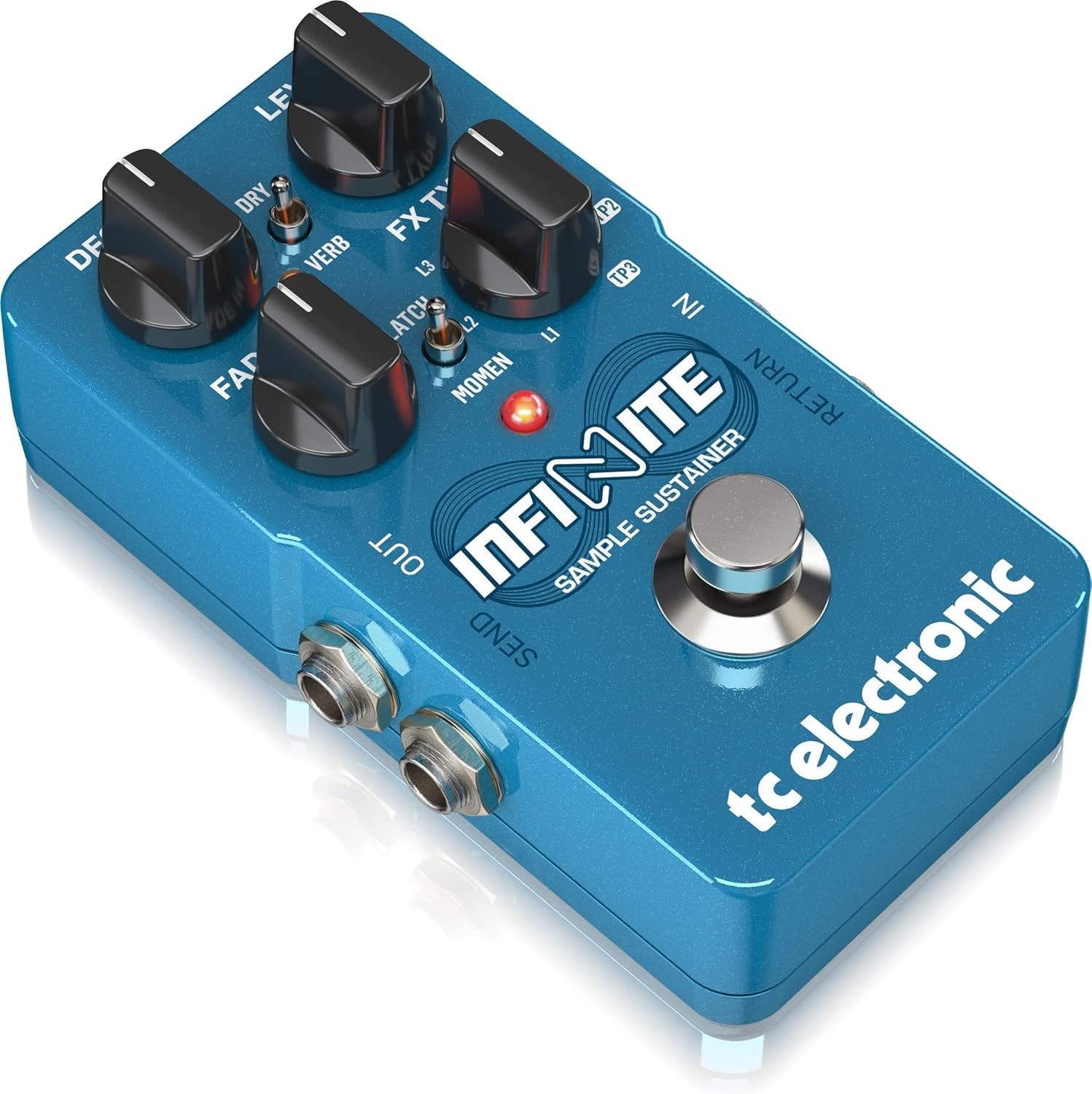 TC Electronic Guitar Delay Effects Pedal  Blue (Infinite Sample Sustainer)