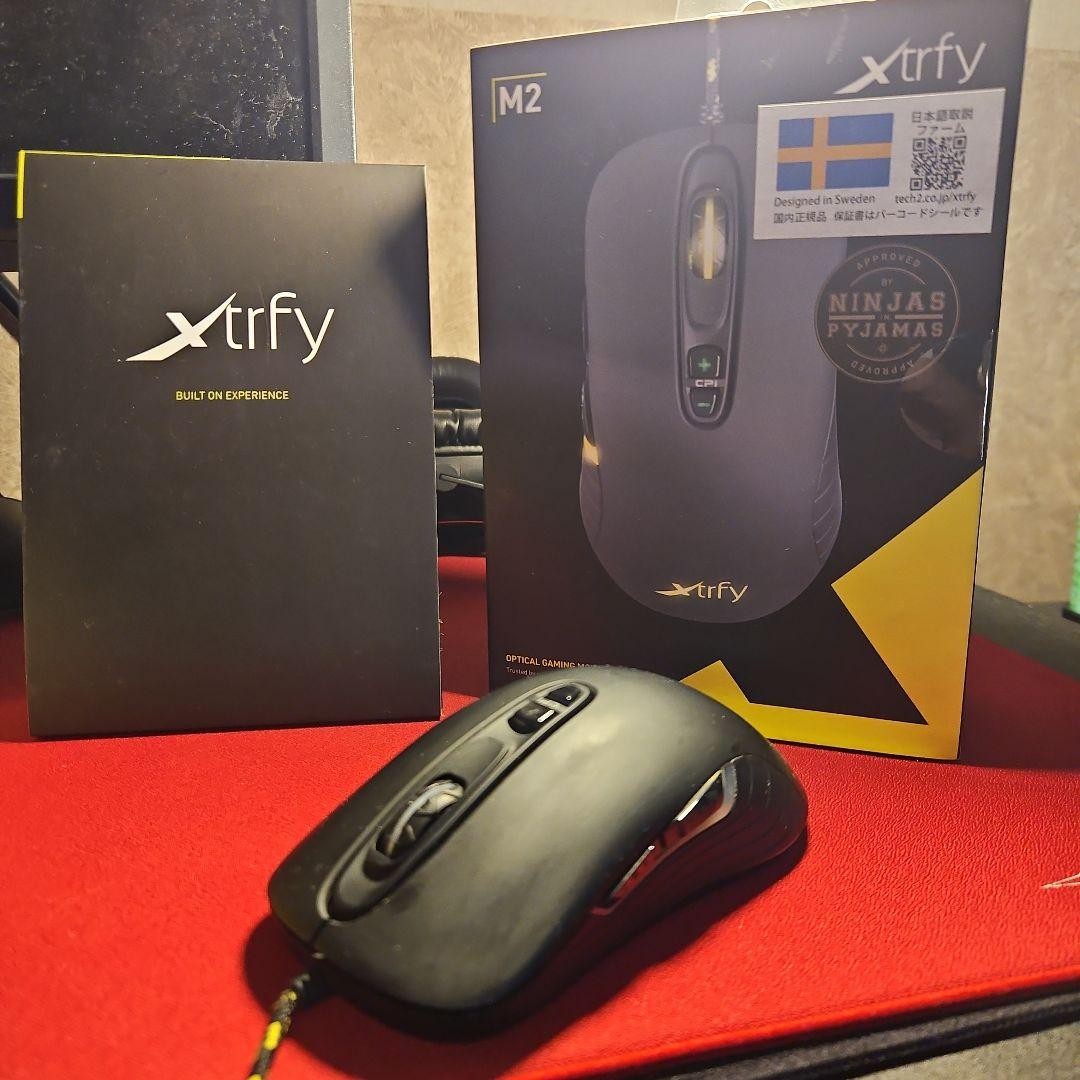 Xtrfy M2 Wired Gaming Mouse Black Used Tested