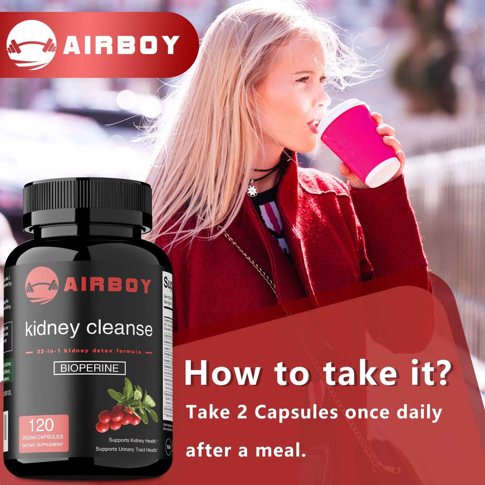 Kidney Cleanse - Detox, Cleanse, Support Kidney Health and Urinary Tract Support