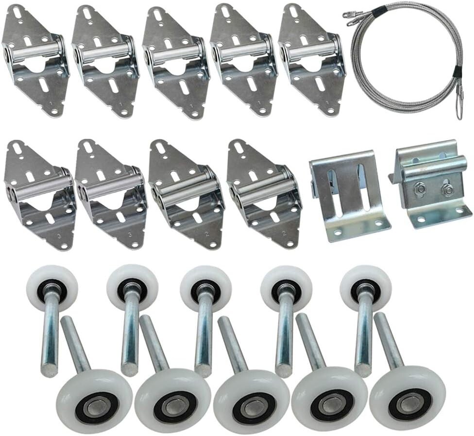 Garage Door Hinges and Rollers for 7' Height Garage Doors, Garage Door Hardware