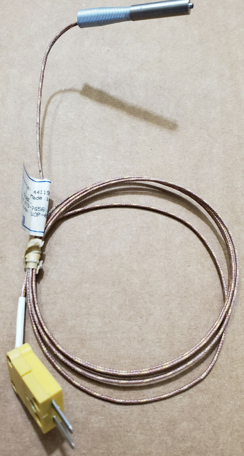 ATS-7656 Thermocouple J Temperature Sensor Wire Probe Alltemp WIKA UOP-020-K-24