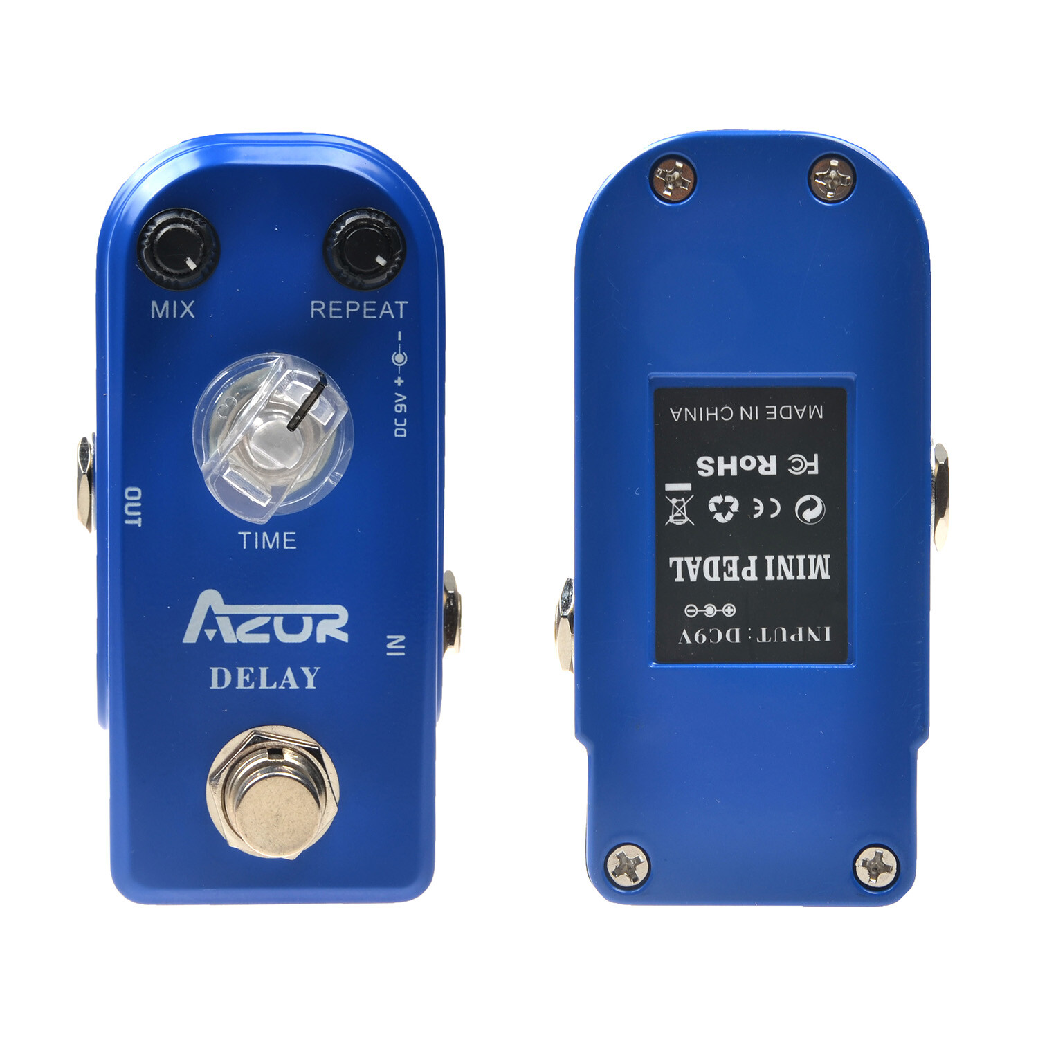 AZOR Delay Guitar Effect Pedal Super Mini Pedal True Bypass AP-306 Pedal Effect