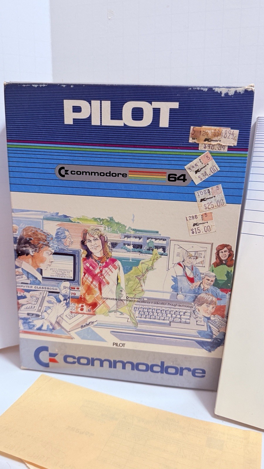 PILOT Commodore 64 Tool For Teaching Learning CIB 5.25 Floppy Disk
