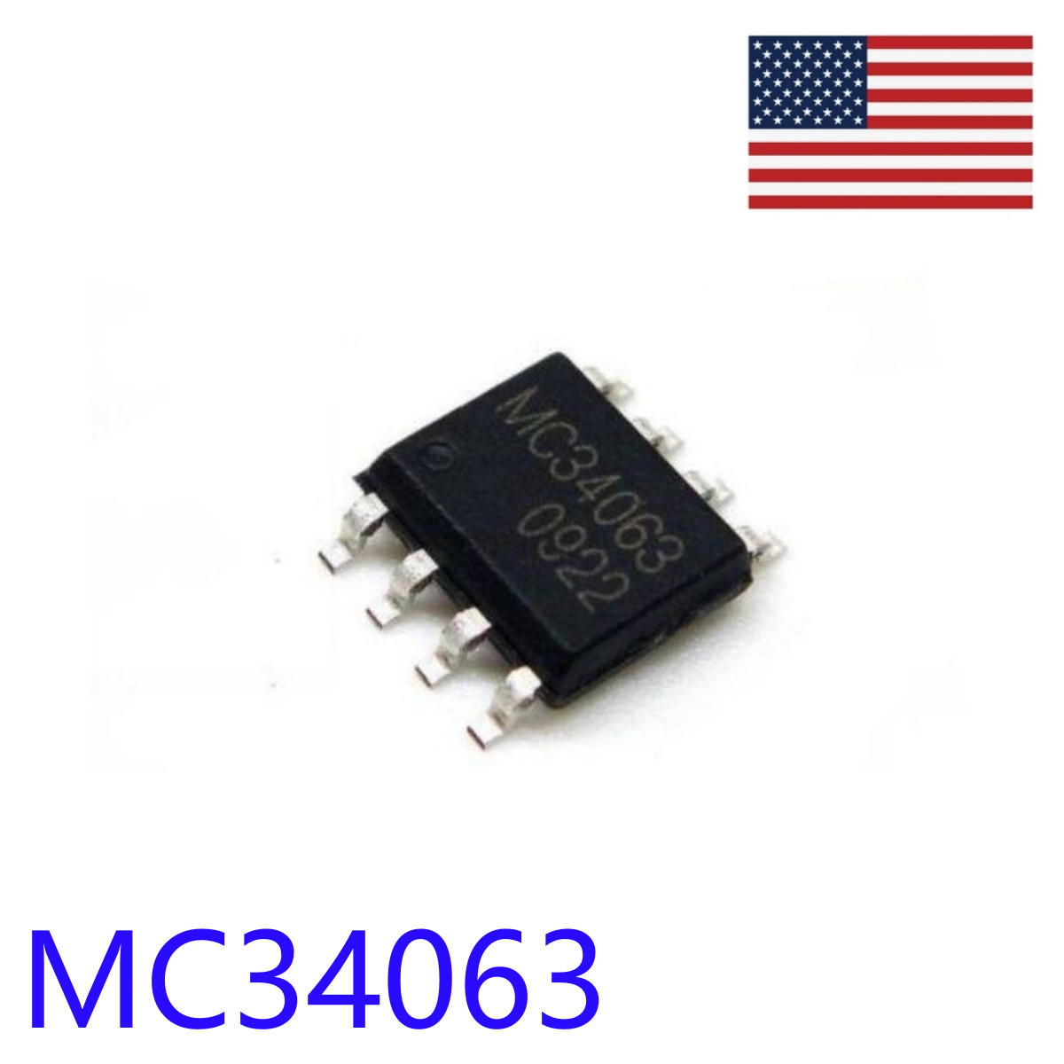 10pcs MC34063 Switching Voltage Regulator DC-DC Step Up Down Converter SOP8