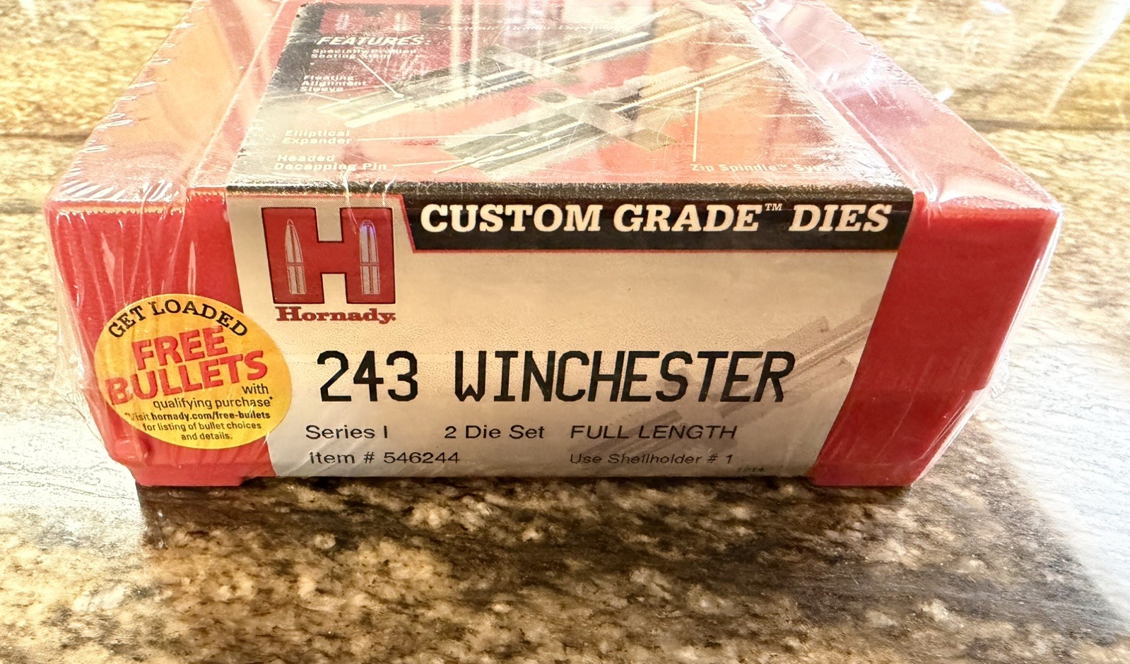 Hornady .243 Winchester Full Length Two Die Set Series 1 (546244)