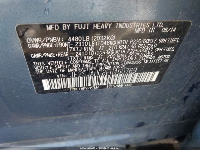 FORESTER  2015 Glove Box 4966534