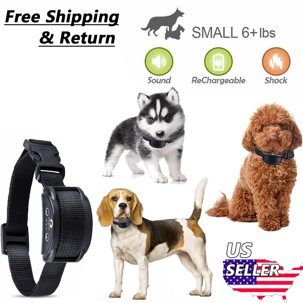 Recharge Anti Barking E-Collar No Bark Dog Training Shock Collar  Free Gift