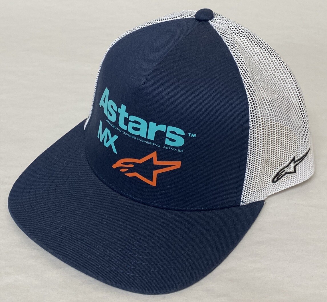 Alpinestars 1st Moto Trucker Hat Navy/White Unisex O/S PN #1212-81370-7020 #M317