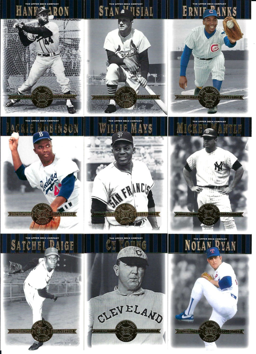 2001 UD Cooperstown HOF **PICK YOUR CARD**BASE & SUBSETS**