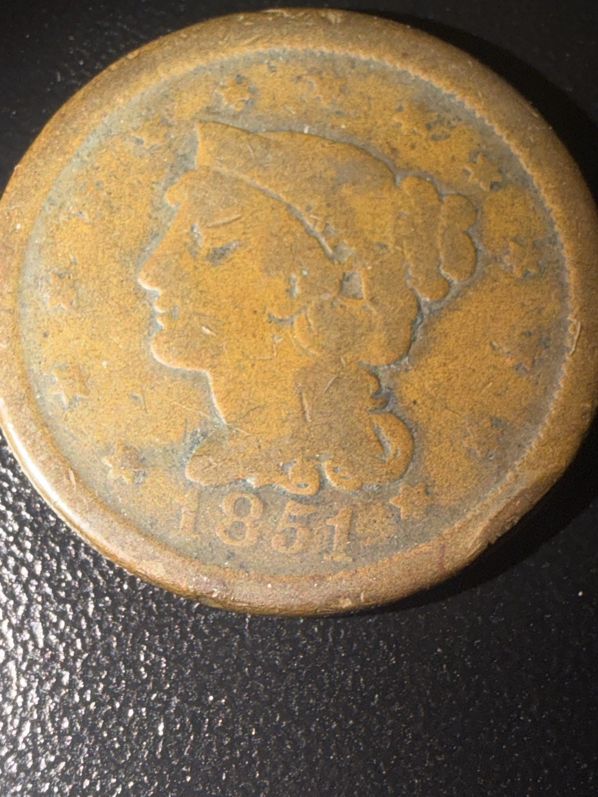 1851 Large Cent G