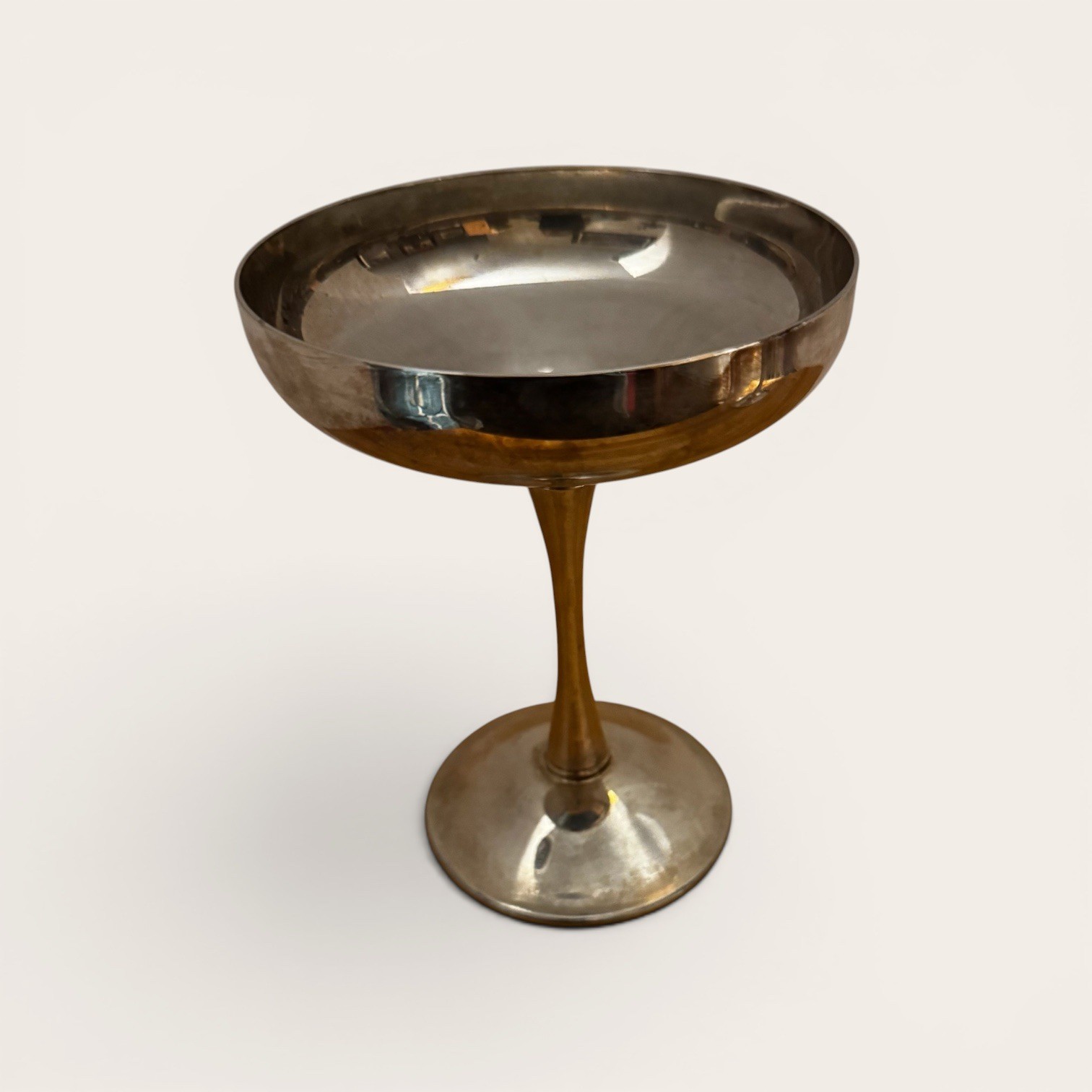Vintage F.B. Rogers Silverplate Pedestal Compote Candy Nut Dish Made in Italy
