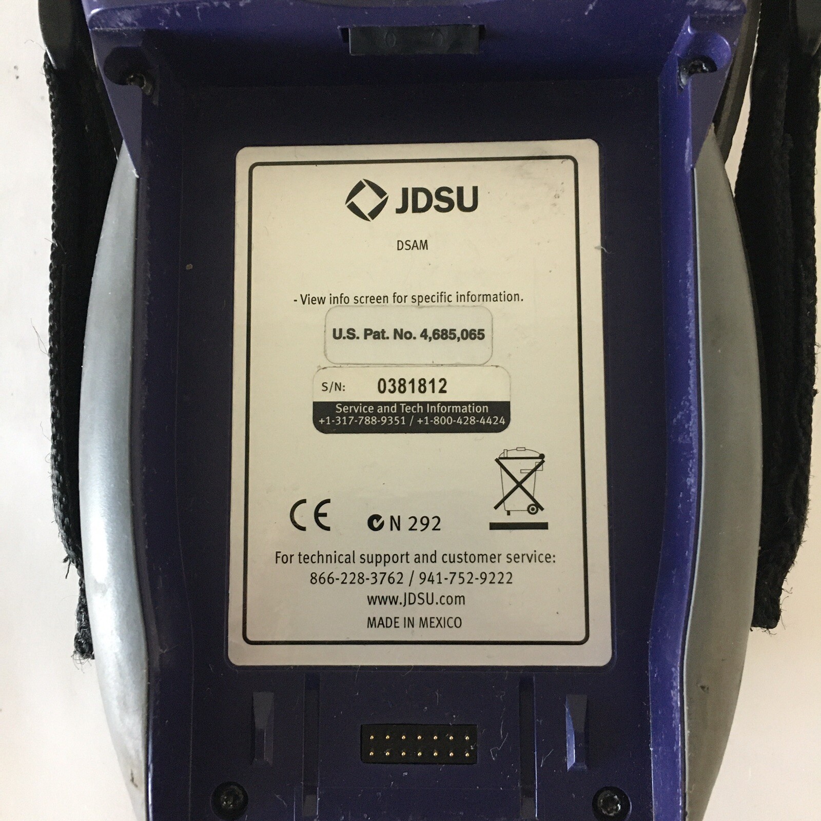 JDSU DSAM XT 2000 - A Wavetek Series Field Meter 2000 XT