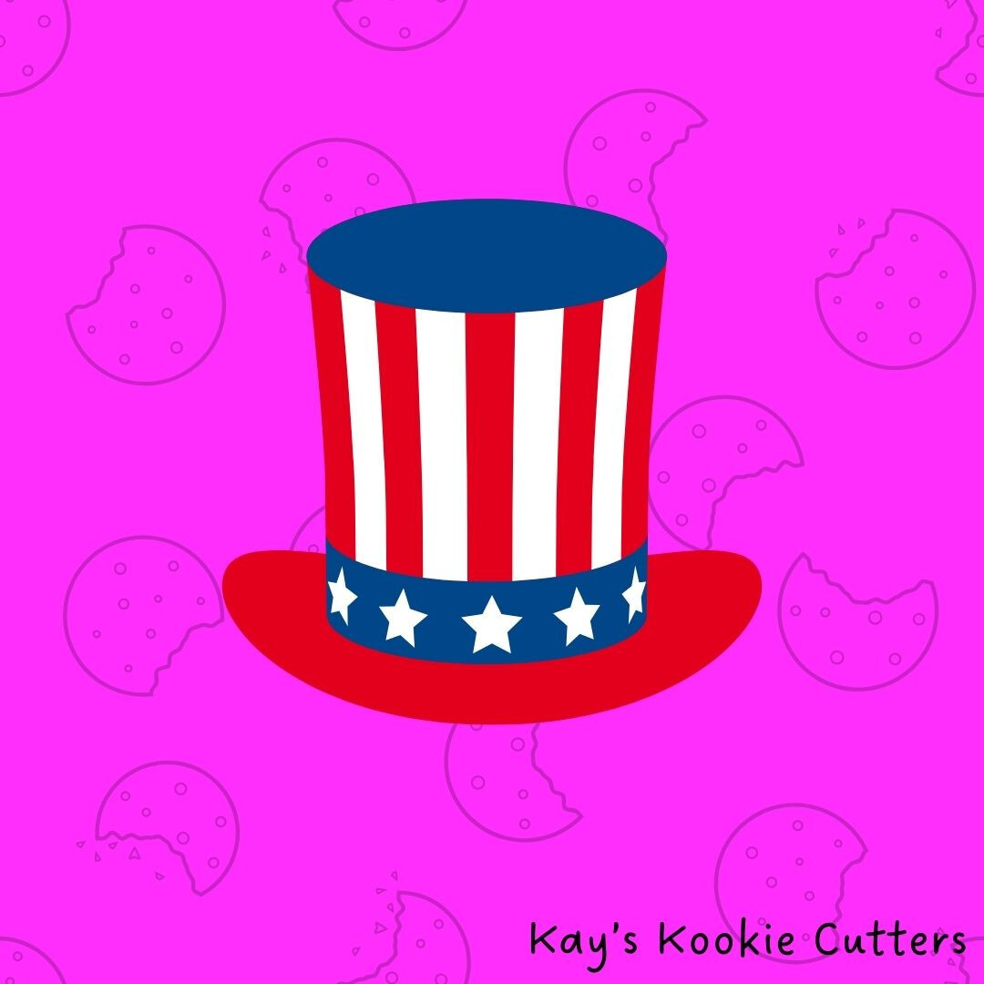 Top Hat Cookie Cutter 3D Printed Cookie Cutter