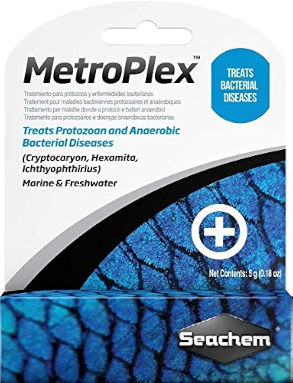 Seachem MetroPlex: Aquarium Treatment for Parasites & Bacteria - Safe!